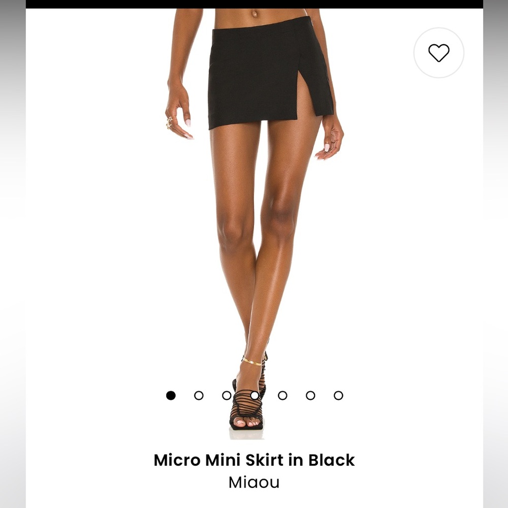 Miaou micro mini skirt size small